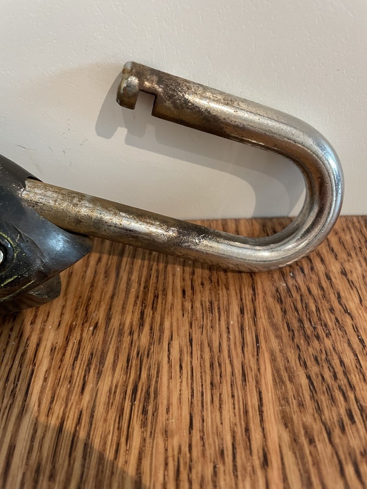 Solid Brass Fish Carp Padlock with 2 Keys, Great Used Condition Lock!!!!