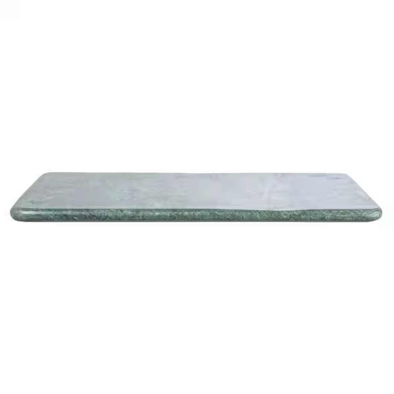 15 In. Rectangular Green Marble Serving Board