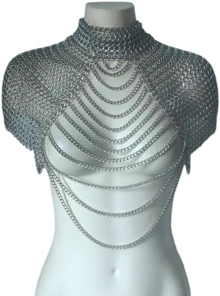 mild iron steel Butted Chainmail Armor Top – Handmade mild iron steel Butted
