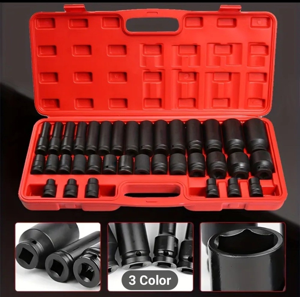35pc 6point Impact Scoket Set