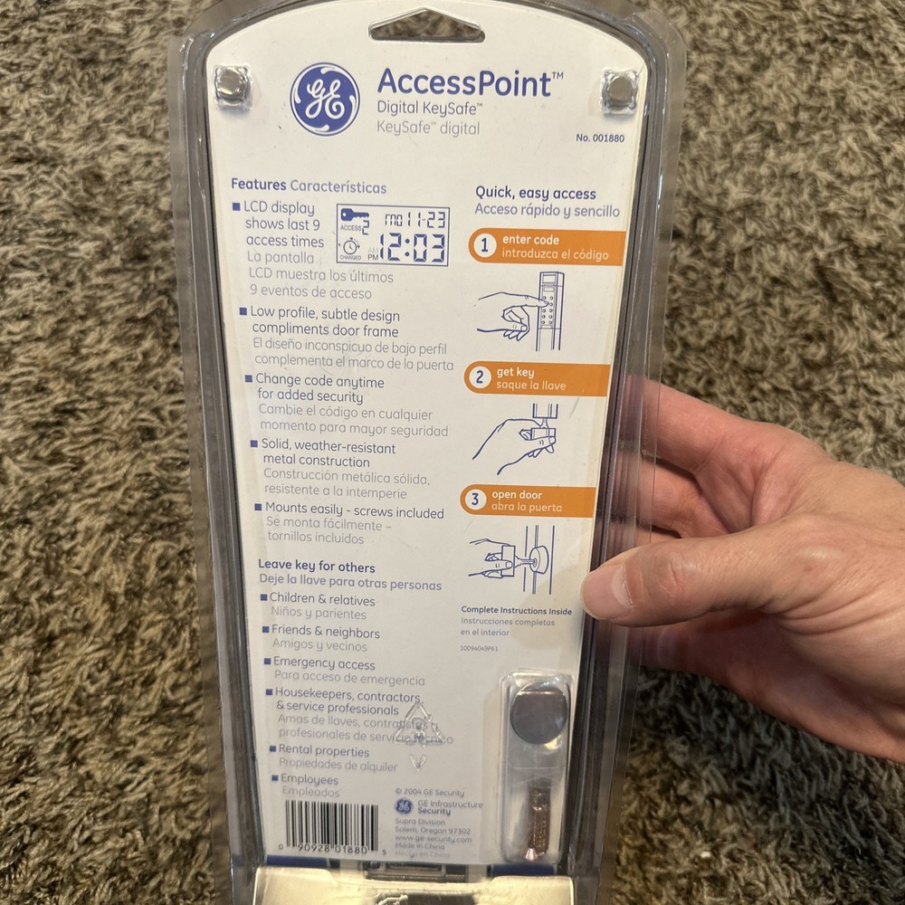 Hide a Key Outside GE AccessPoint DigitalKey Safe