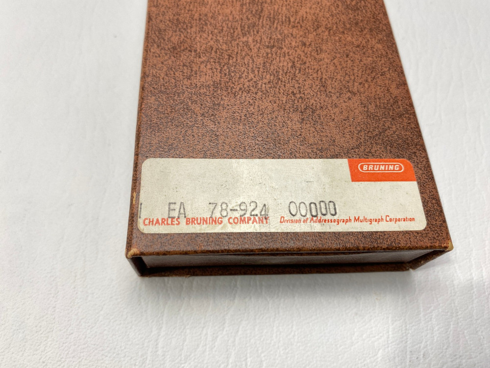 NOS Wricoprint Lettering Guide Model NV14 Drafting Set Engineering