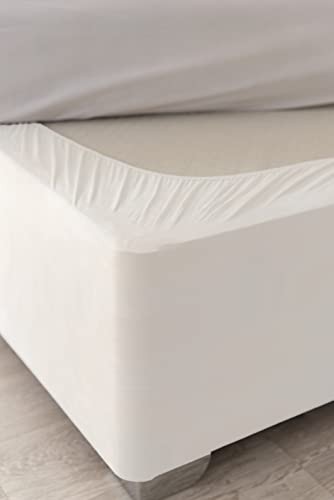 Box Spring Cover - Transform Your Bed with This Fully Elasticated Faux Suede &