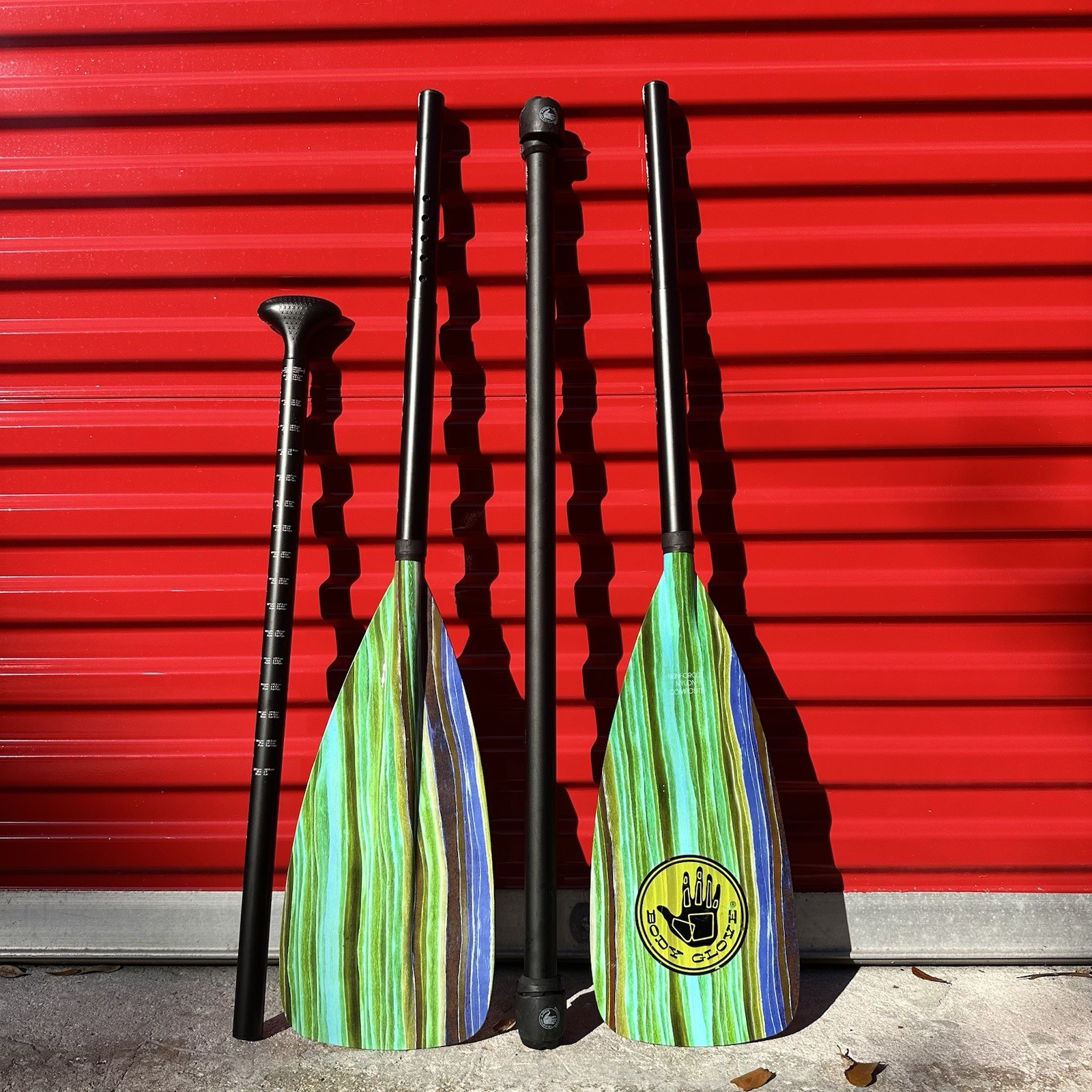 Kayak SUP Paddle - Adjustable 4-Piece, Floating, Lightweight (Body Glove)