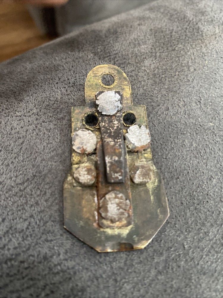 early black powder patch box all handmade