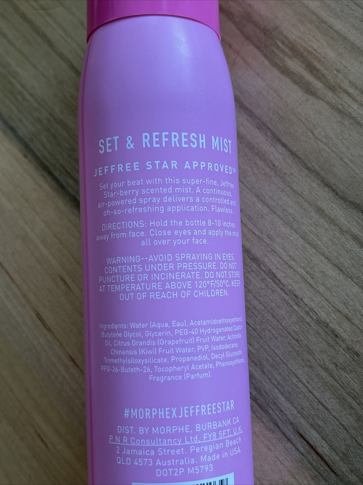 Morphe X Jeffree Star 10PACK Set & Refresh Mist STAR-BERRY Scent NEW💯authentic