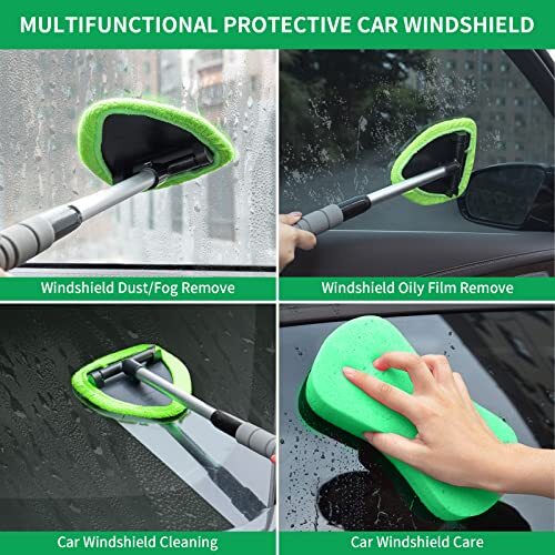 XINDELL Windshield Cleaner Tool – Car Interior Glass Cleaning Assorted Sizes