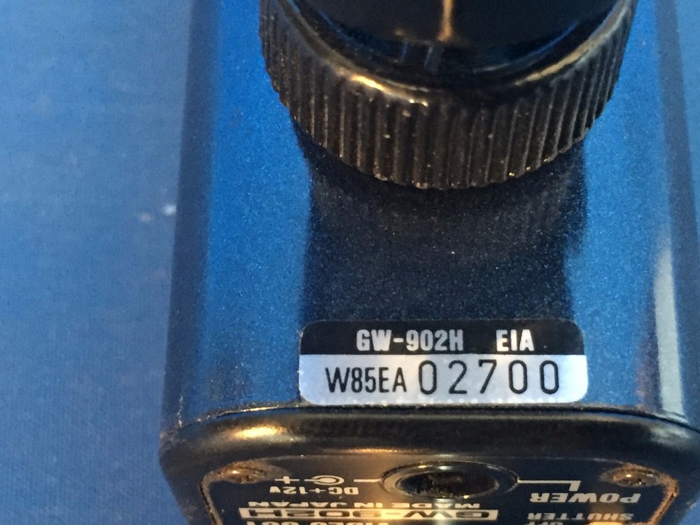 GENWAC GW-902H CCD CAMERA WITH COMPUTAR LENS 4.5-10MM