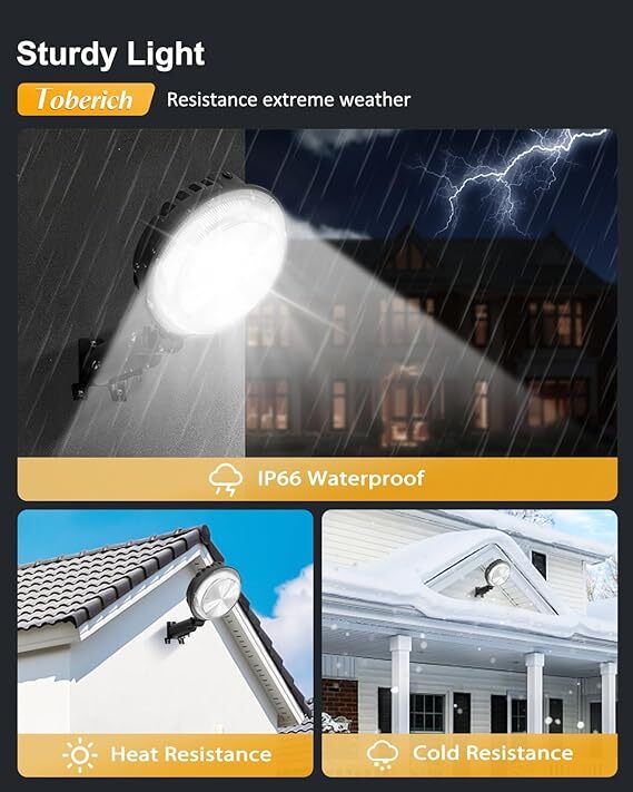 150W LED Barn Yard Street Outdoor Security Dusk to Dawn Waterproof Flood Light