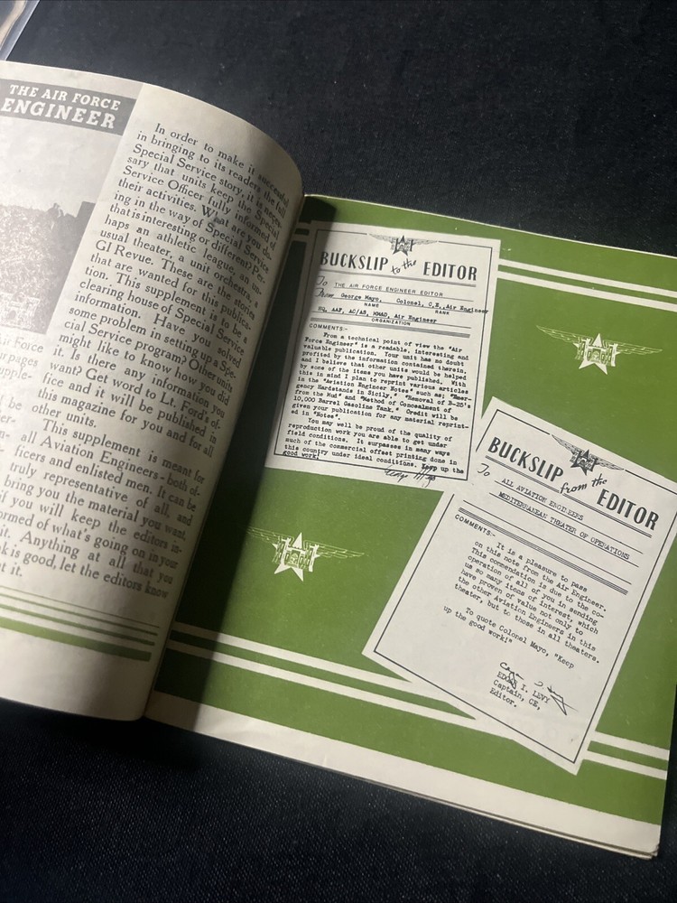 1944 THE AIR FORCE ENGINEER Magazine #11 Restricted May Engineering MTO