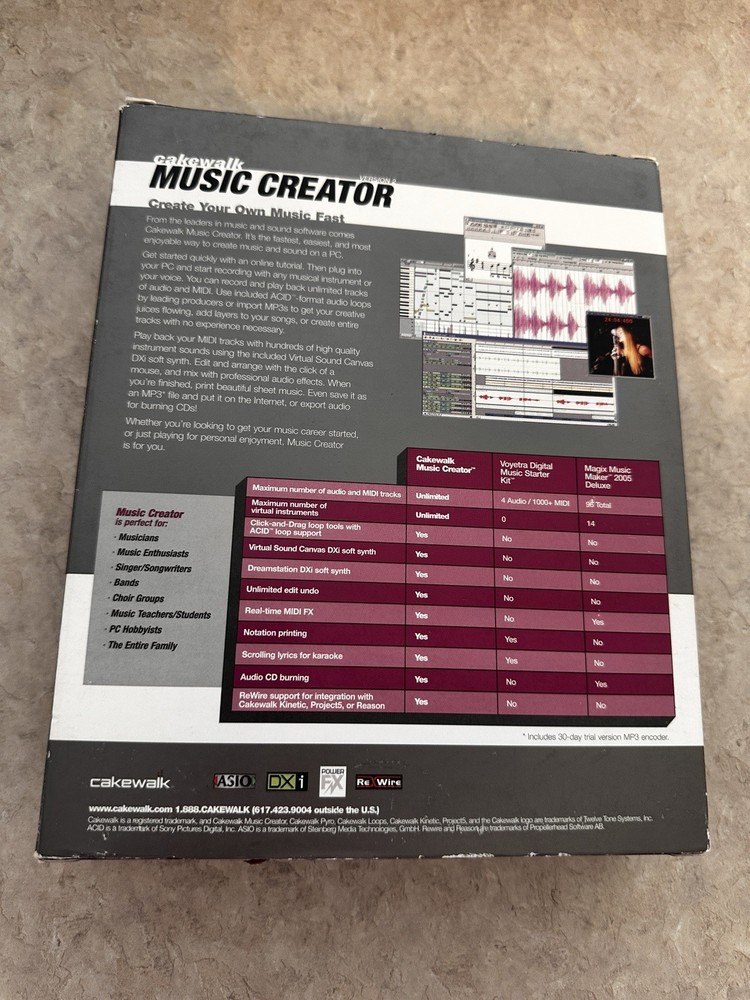Cakewalk Music Creator Version 2
