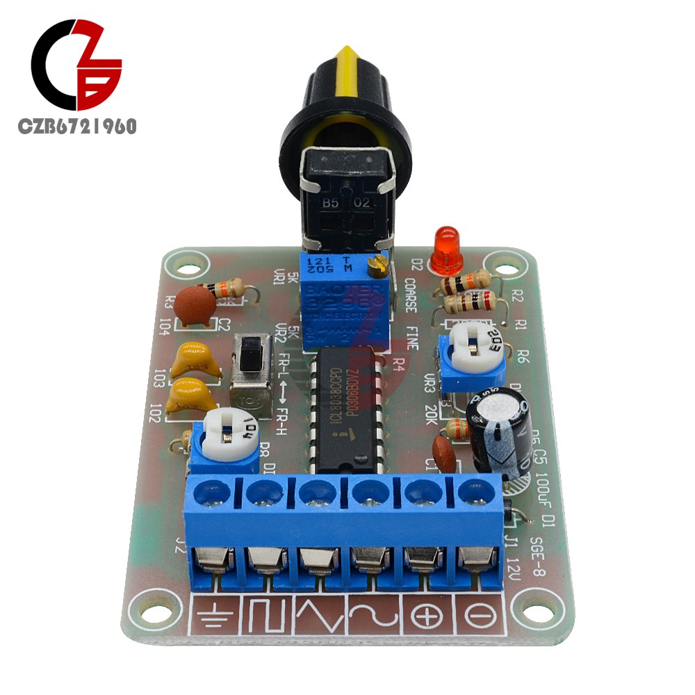 Welded ICL8038 Signal Generator Module Sine Square Triangle Monolithic Function