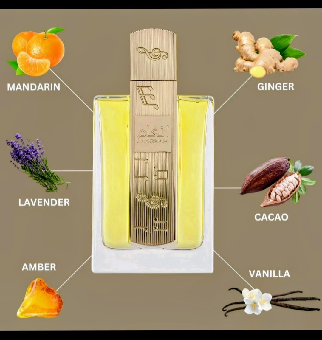 Lattafa Angham Eau De Parfum Spray Unisex Perfume 3.4 oz