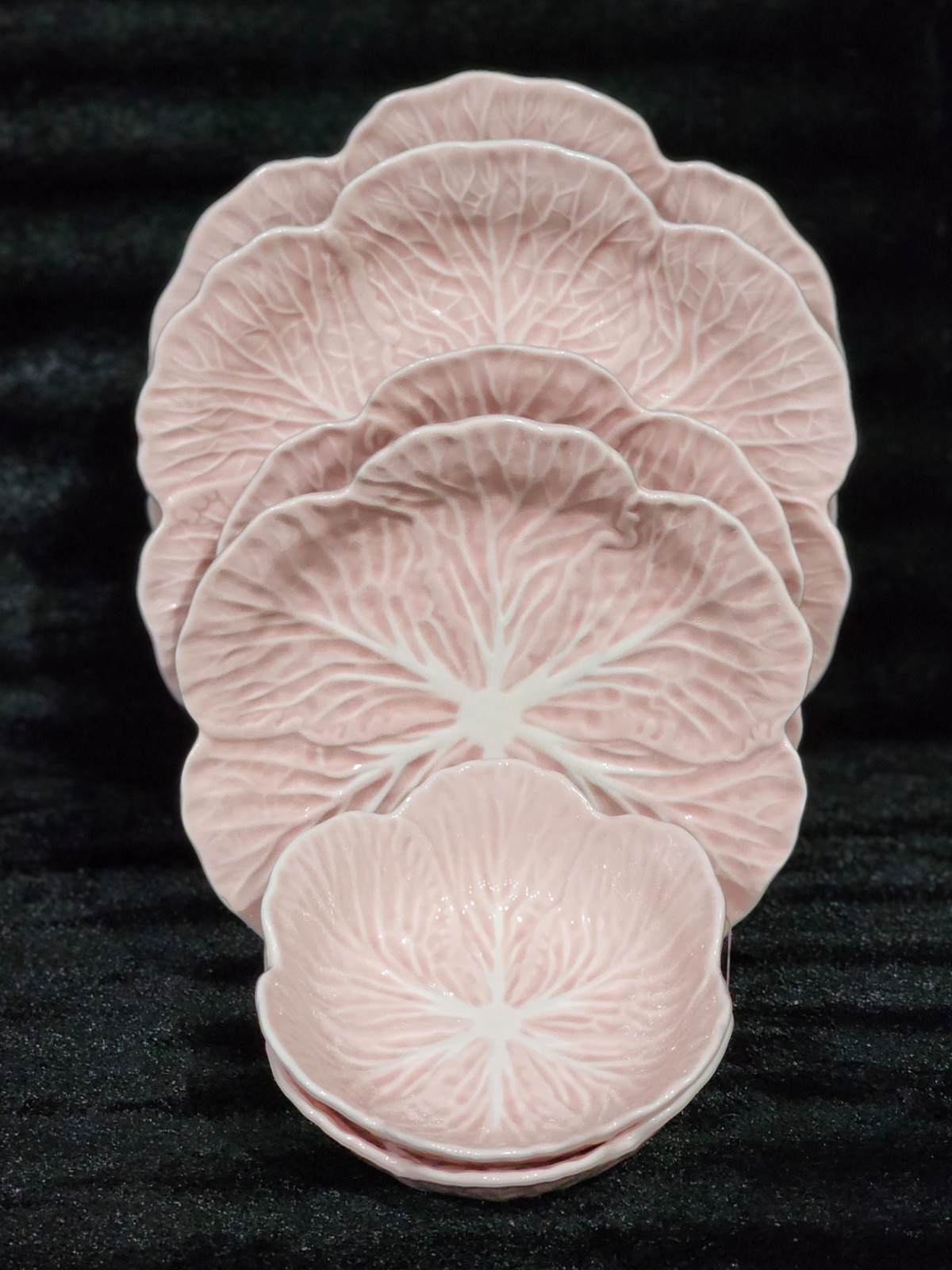 8 Green Cabbage 4 Dinner 4 Salad Plates Ceramic Hobby Lobby Easter Pinheiro Insp