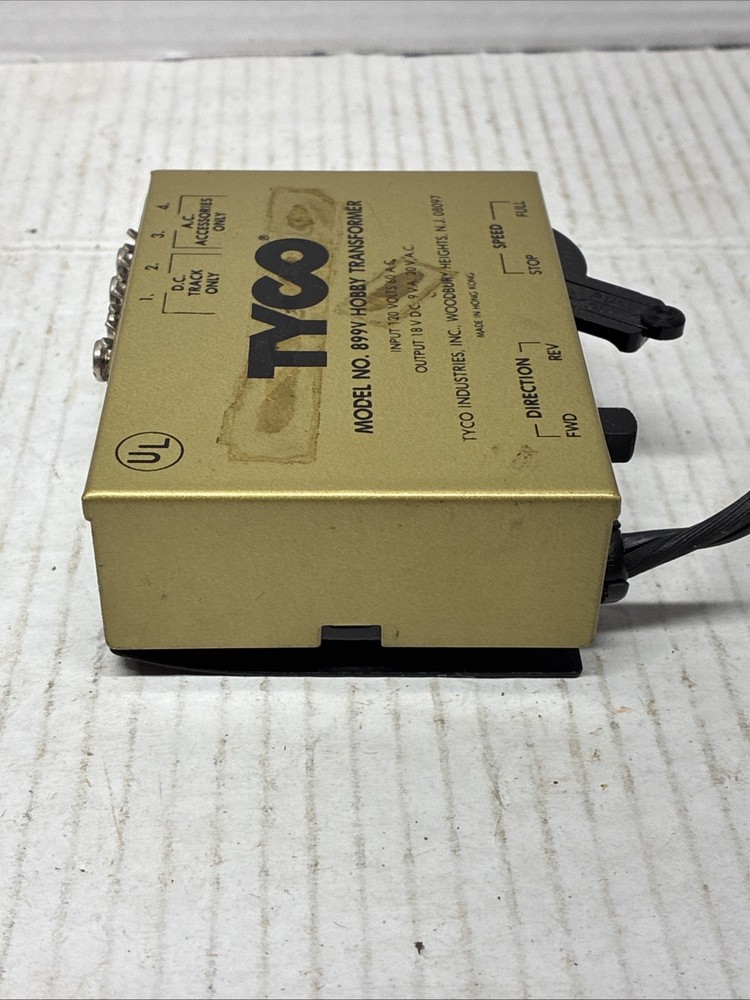 Tyco Hobby Transformer Model 899V Tested See Description