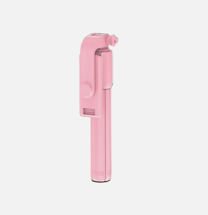 Pink Selfie Stick Tripod with Bluetooth Remote Extendable for iPhone Android US