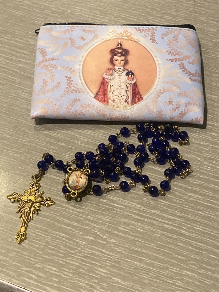 Saint Michael Blessed Catholic Rosary Necklace