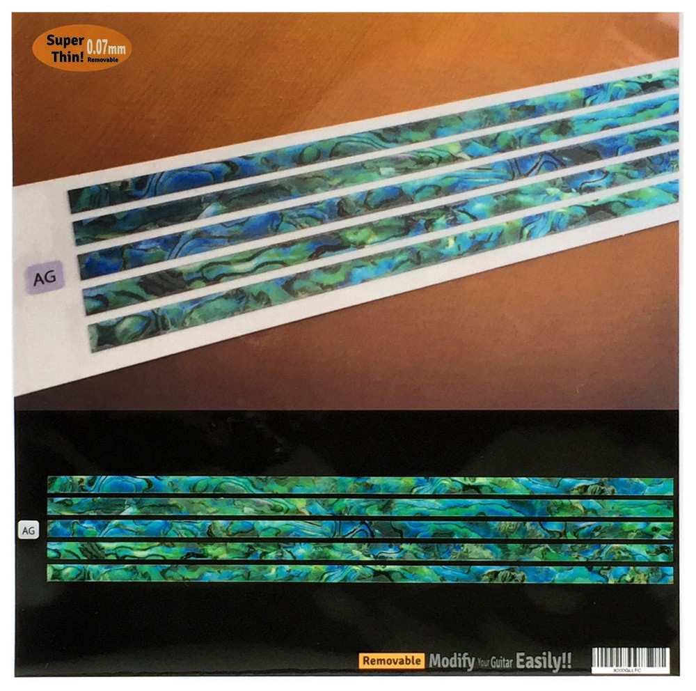 Jockomo Customize Your Guitar Inlay Sticker Stick - 5mm Width (GR)