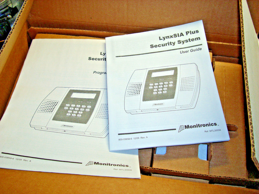 LynxSIA Plus Security System - Monitronics PLUS - MTL3000A
