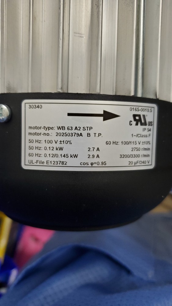 Thomas Picolino VTE3 Rotary Vane Pump and Compressor, 110 VAC input