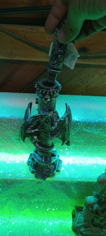 Double Silver Dragon With A Knife