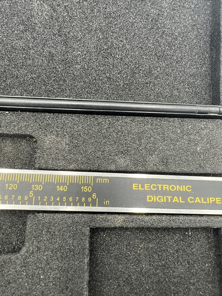 Electronic 6.1-Inch Digital Caliper with LCD Readout and Storage Case