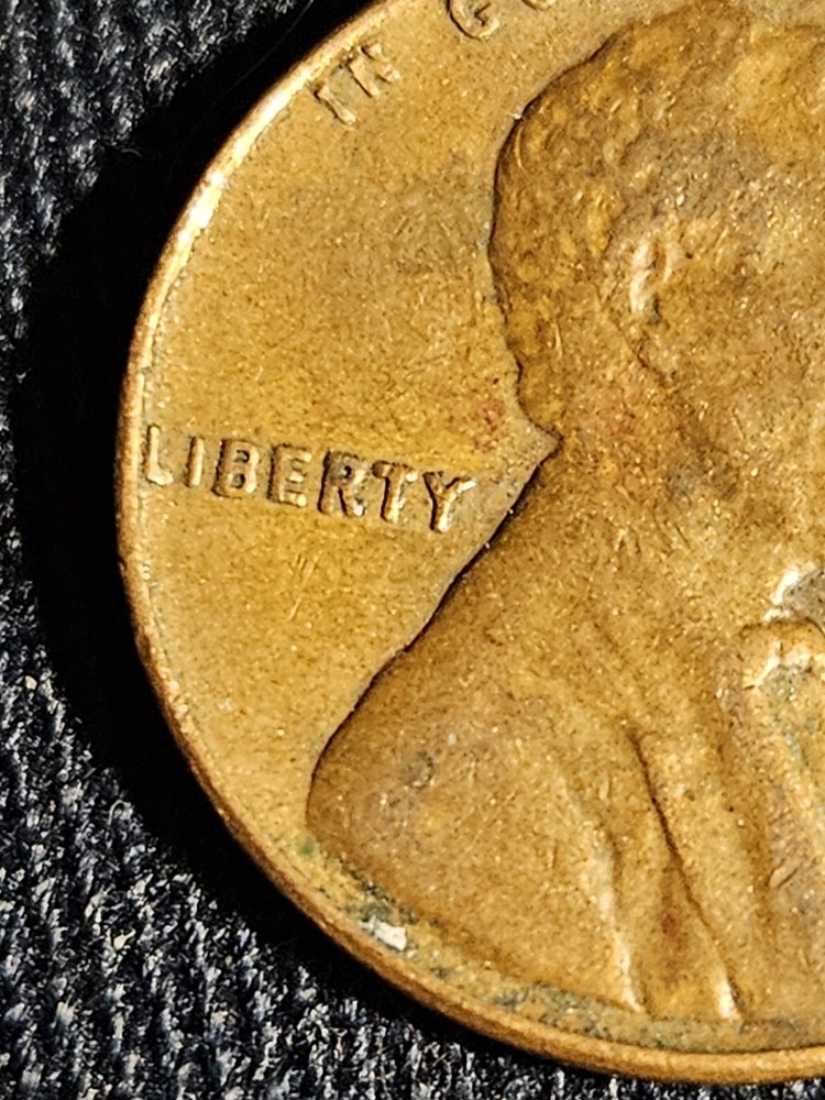 1964 D Penny Errors, Close AM, Letters On Rim, 95% Copper