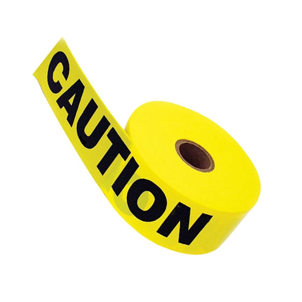 100 M Hazard Warning Tape Construction Caution Do Not Enter Adhesive