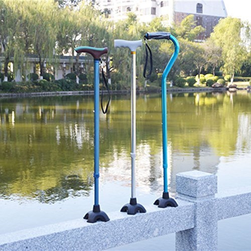 Beyoung Standing Quad Support Cane Tip Mobility Quadpod Stable Cane Support W...