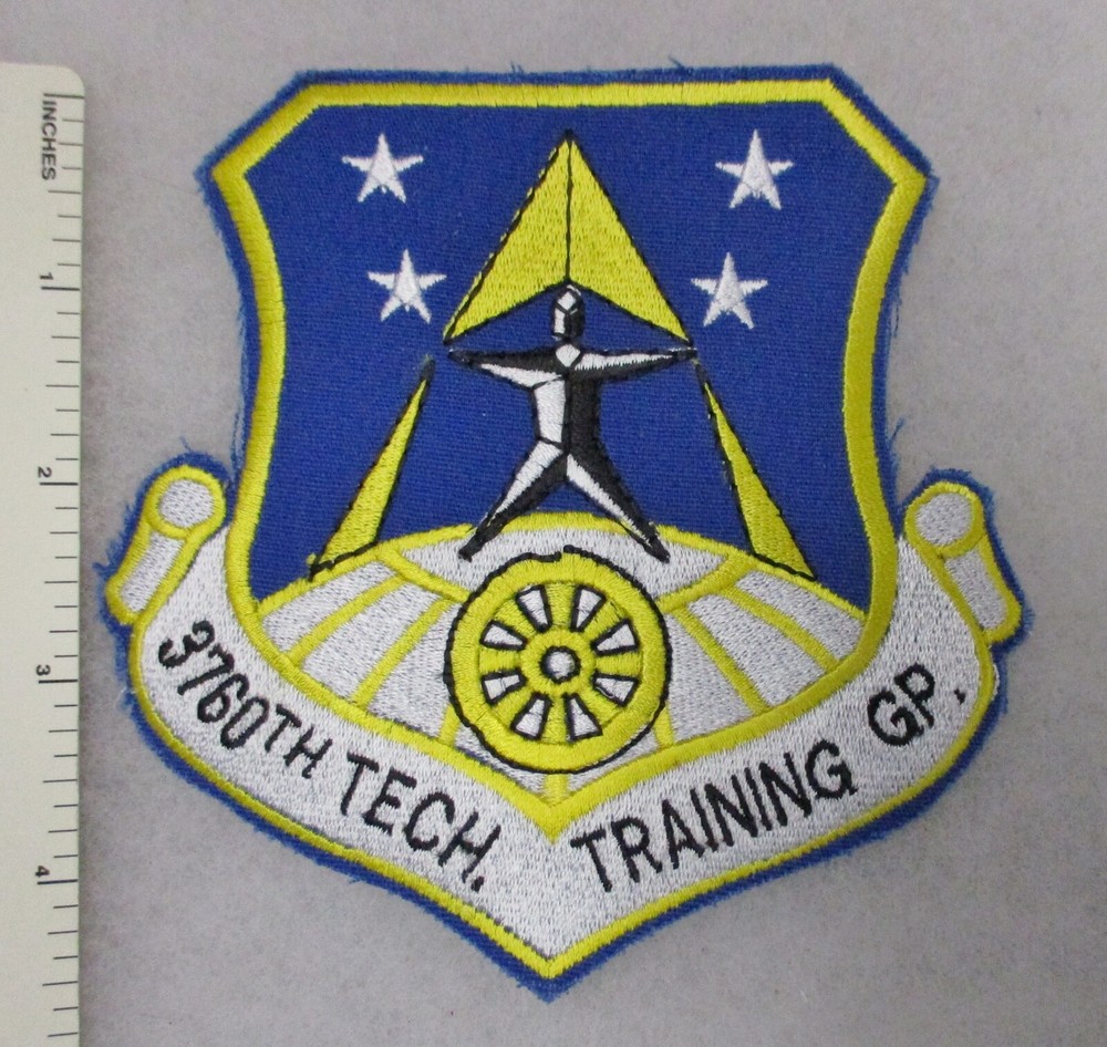 US AIR FORCE 3760th TECH TRAINING GROUP PATCH USAF