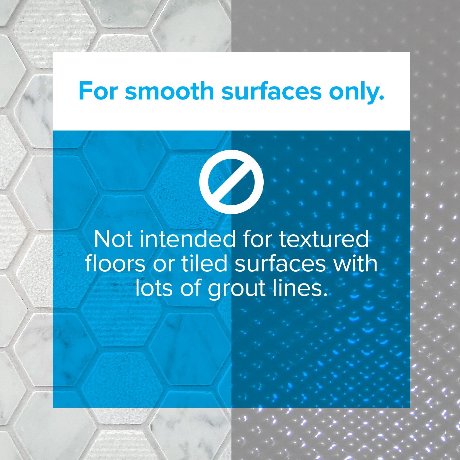 Large Non-Slip Shower Mat with Drain Holes: Black Square Shower Mat