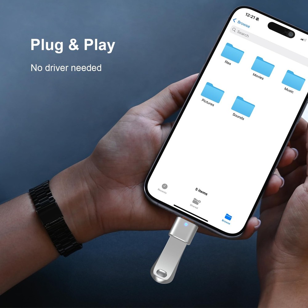 Duyasurs 3Pack Upgraded USB C to Adapter, High-speed data silver