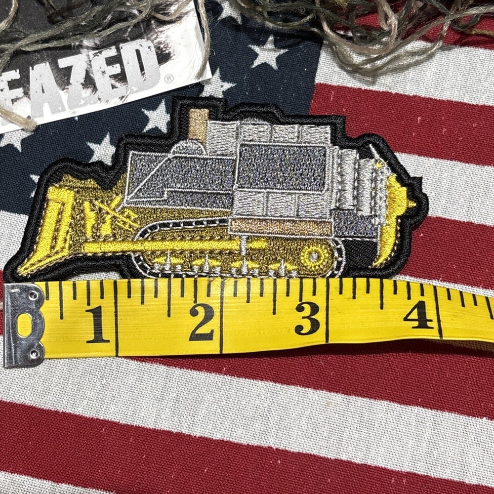 Killdozer Tread On Them Tactical Hook And Loop Patch Embroidered ~4x2” LG