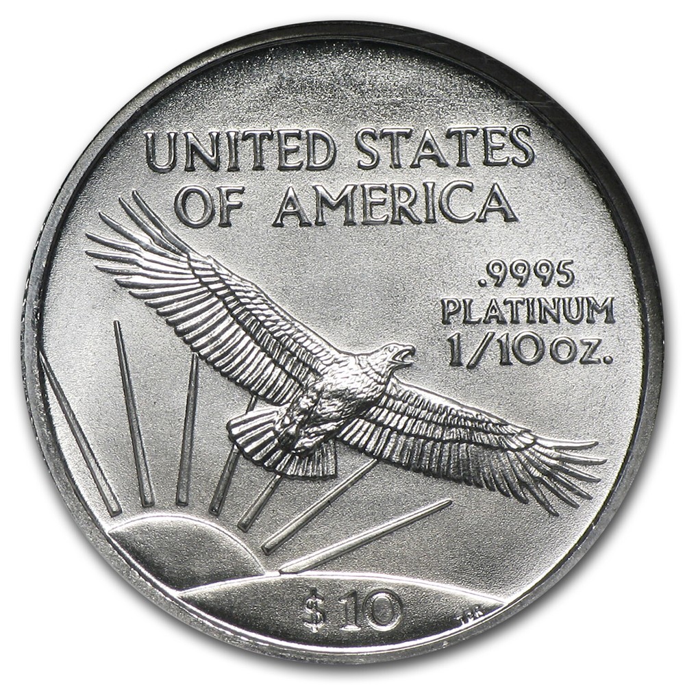 2004 1/10 oz American Platinum Eagle MS-70 NGC