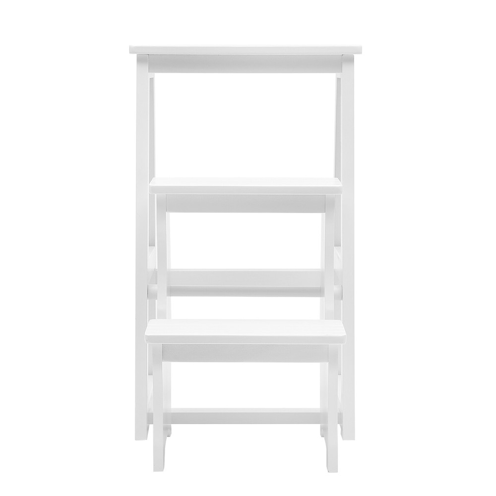 Folding Library Ladder Chair, Lightweight Portable Multifunctional Step Stool