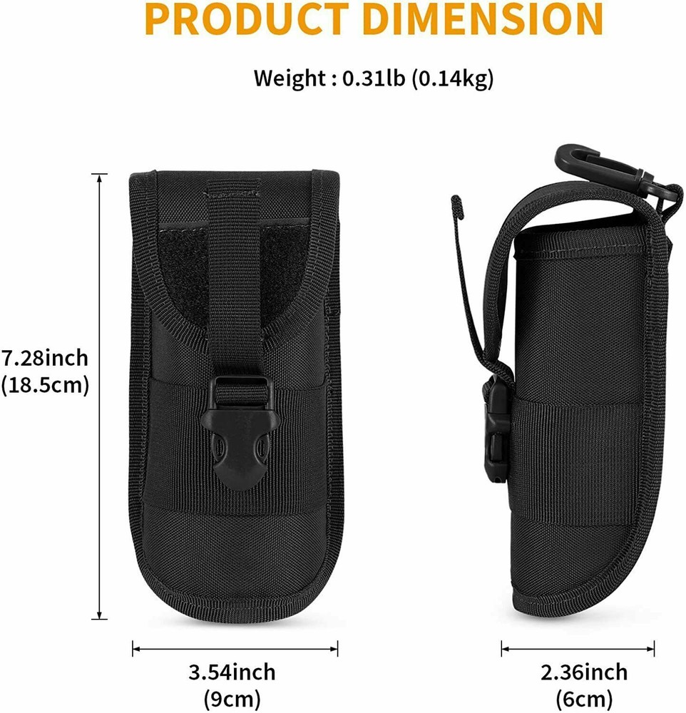 MOLLE Glasses Pouch Durable Tactical Pouch Sunglasses Case Shockproof Hard Box