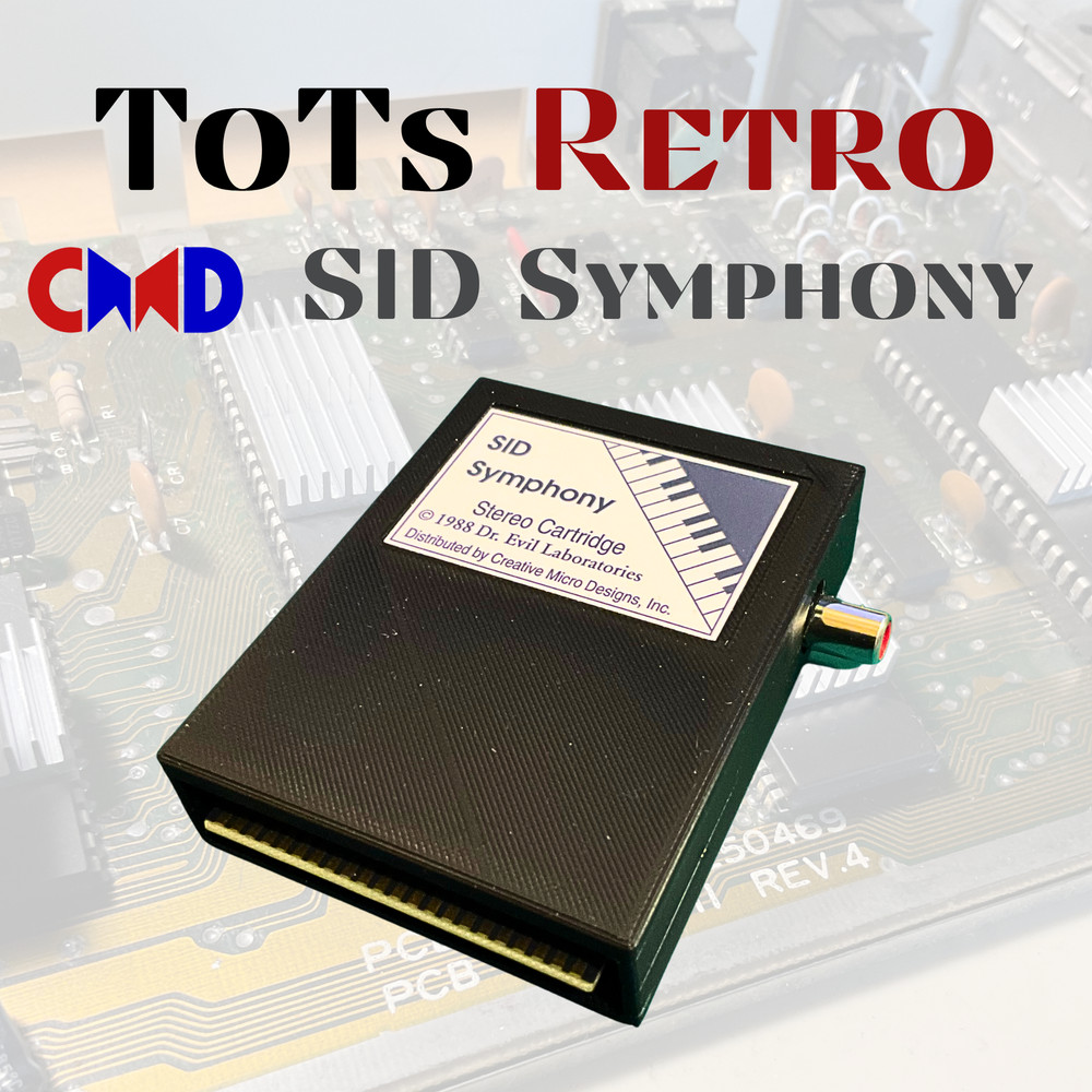 CMD Reproduction SID Symphony Stereo Cartridge For C64 , c128
