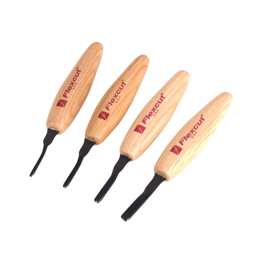 Flexcut Deep U-Gouge Micro Tool Set MT500