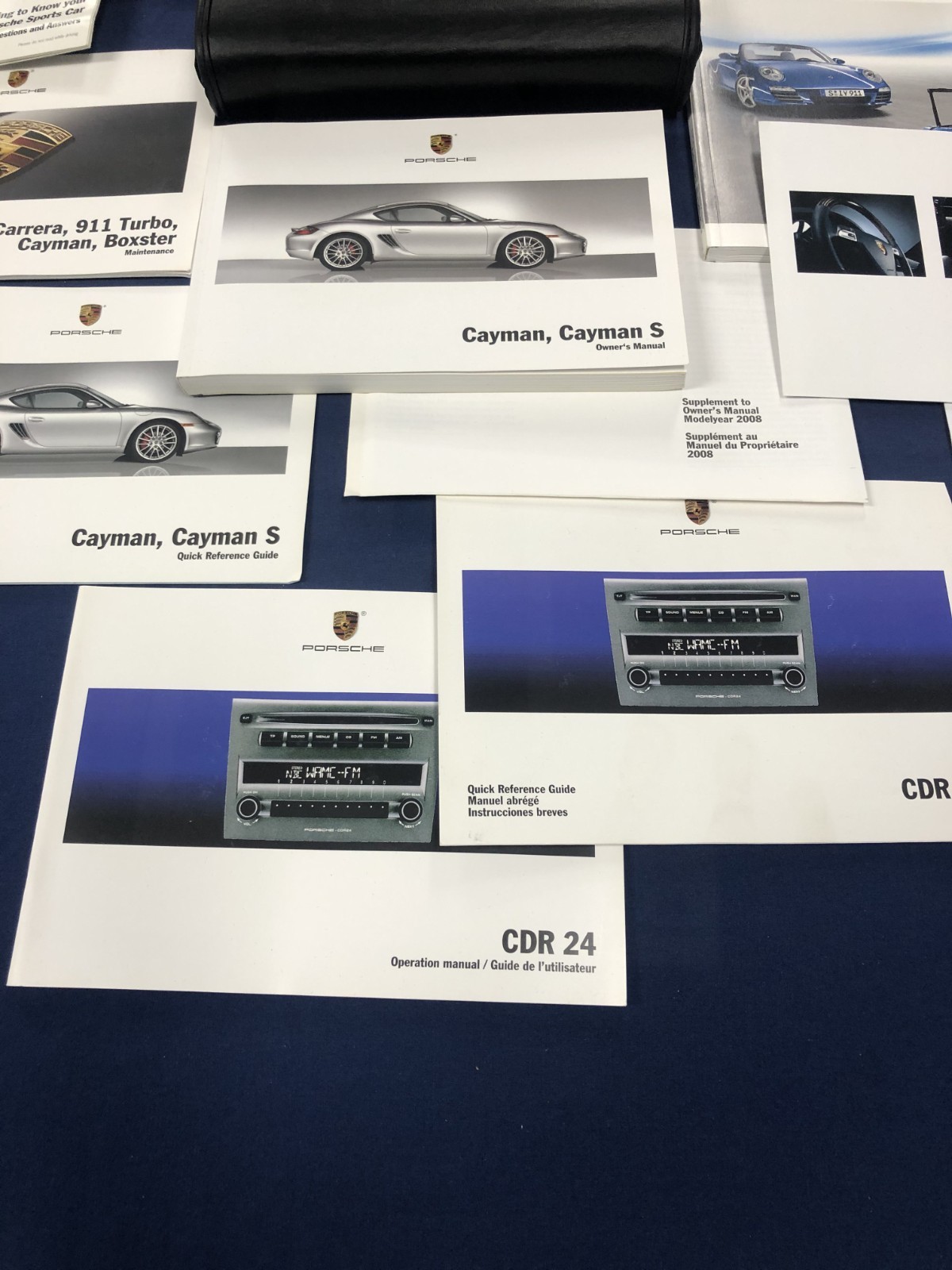 2008 Porsche Cayman S Owners Manual OEM 987 Set Owner Books **FREE SHIPPING*