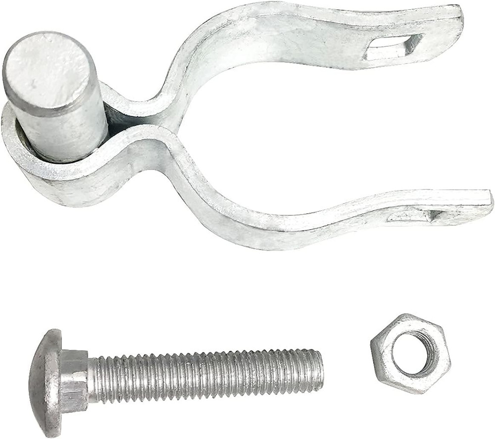 2 Pack Chain Link Fence Gate Post Hinge for 1-5/8" outside Diameter Post/Pipe, P