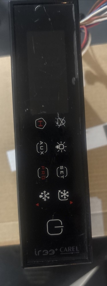 Carel IR33+ Wide Model Refrigeration Temperature Controller w/ Touch Keypad