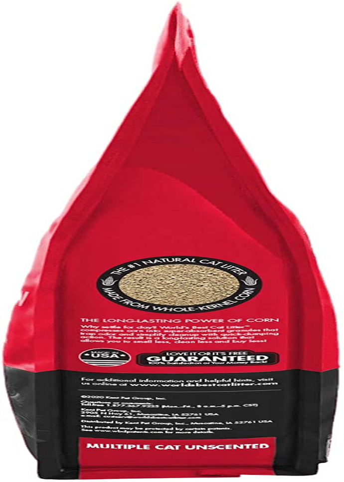 World's Best CAT Litter Multiple Cat Unscented, 32-Pounds