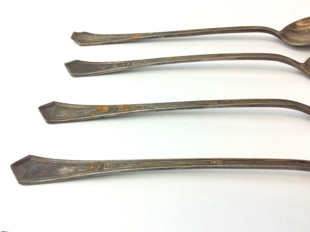 Pat Aug 31 20 Rogers AA Teaspoons Old Spoons Set Kitchenware Silverplate