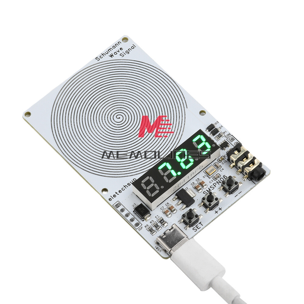 Adjustable 0.01Hz~9999Hz Frequency Schumann Wave Generator 4Bit Digital Display