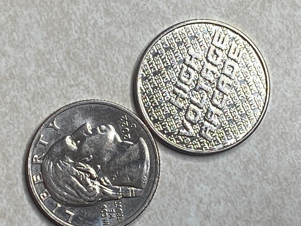 High Voltage Arcade coin Medal Token T1871