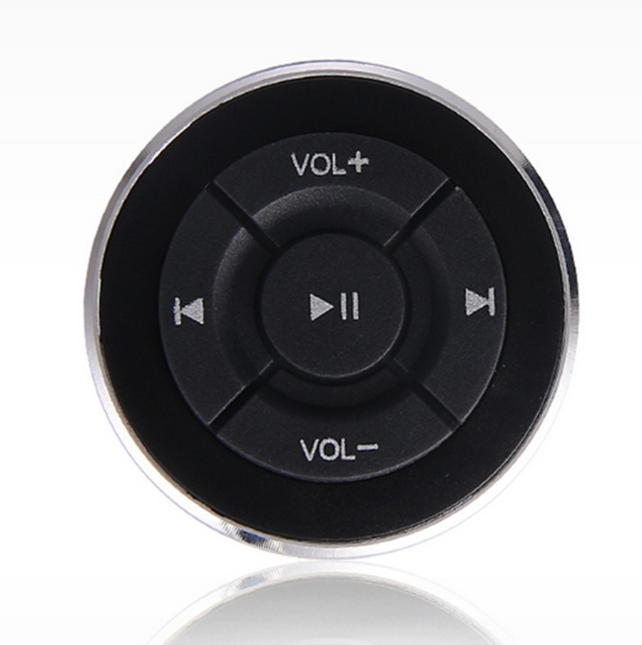 Car Steering Wheel Remote Control Bluetooth Media Button For IOS Android Phone
