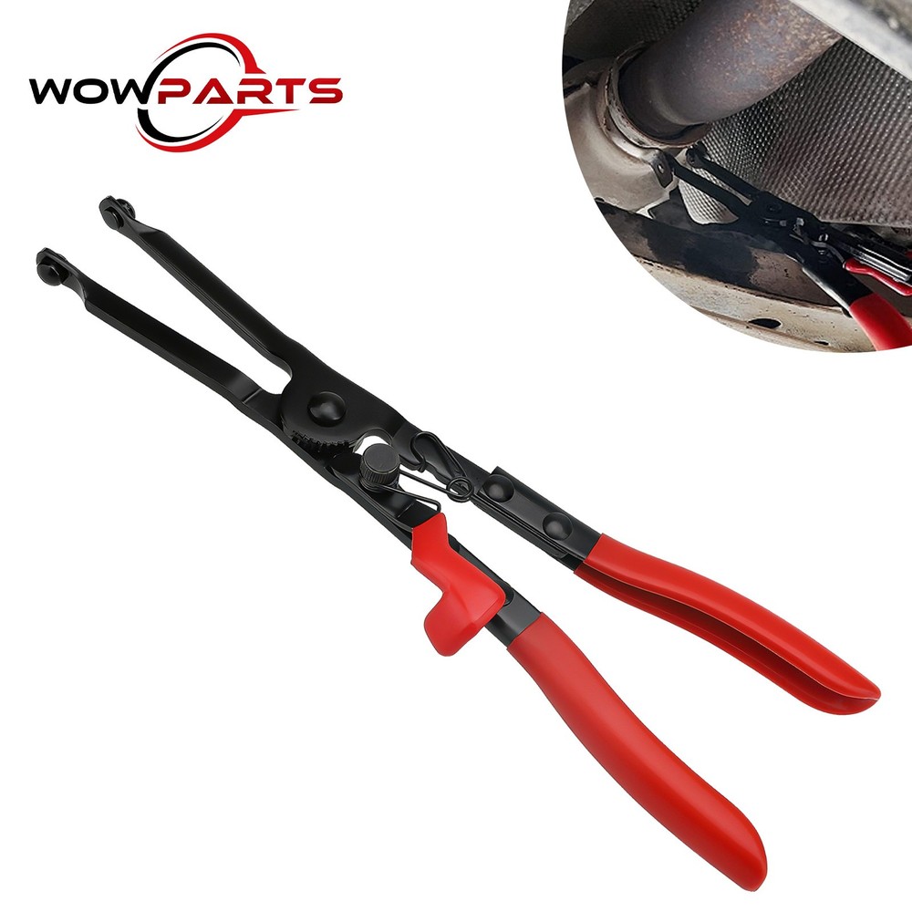 Exhaust Pipe Clamp Removal Tool Spread Pliers with Locking Device for Lap Joint