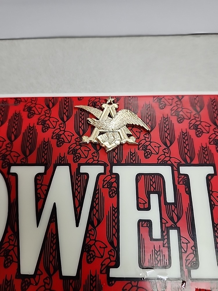 Vintage Budweiser Plastic Light Cover