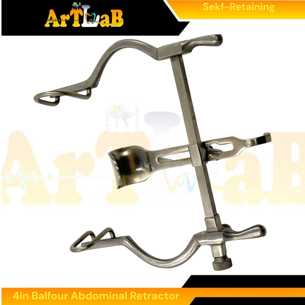 4in Balfour Retractor Veterinary Abdominal Retractor Tool German Stainless