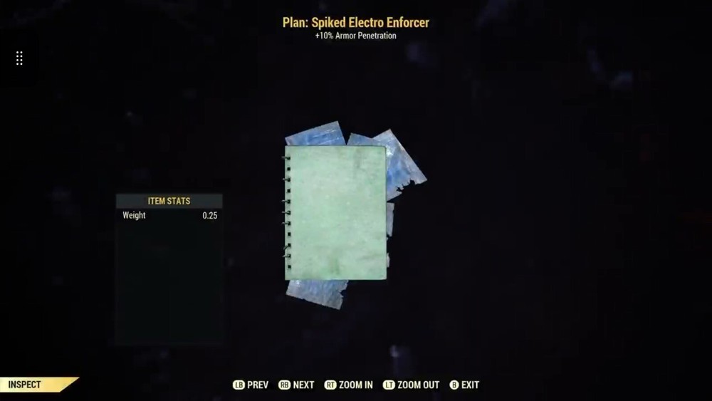 (Xbox) Spiked Electro Enforcer Plan